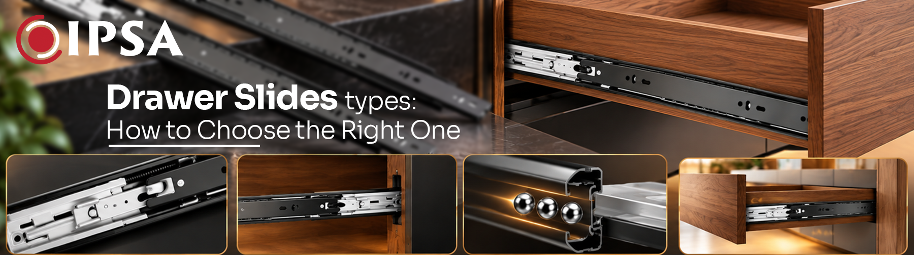 Drawer Slides Types: How to Choose the Right One