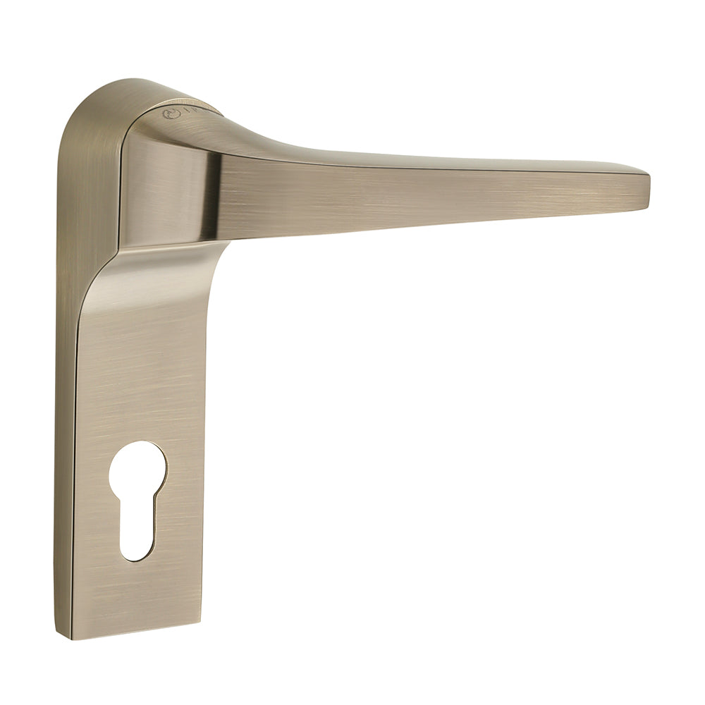 IPSA Edo Moderna Handle Series On Plate CY One Pair without Lock Body and Cylinder Finish - FSS