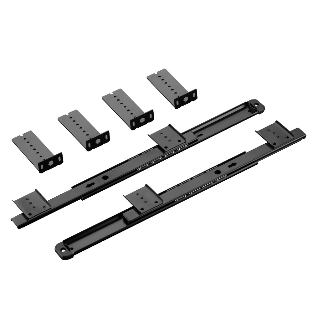 IPSA Keyboard Drawer Slider Black 350mm pack of 1 Pair
