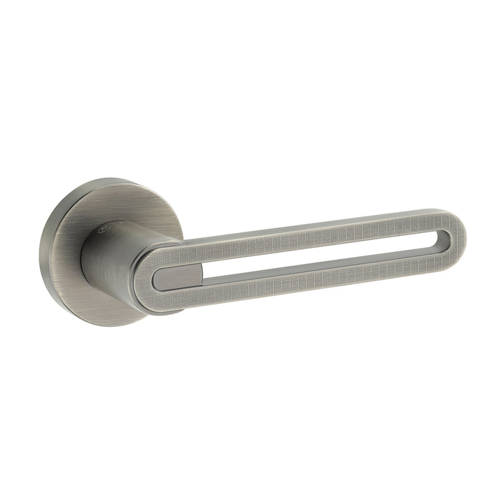IPSA Curve Moderna Handle Series On Rose One Pair without Lock Body and Cylinder Finish - MAB