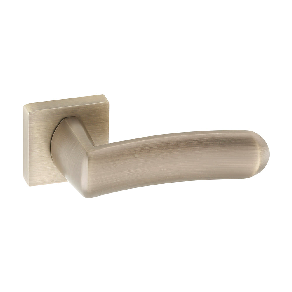 IPSA Tomato Moderna Series Handle On Rose One Pair without Lock Body and Cylinder Finish: MAB