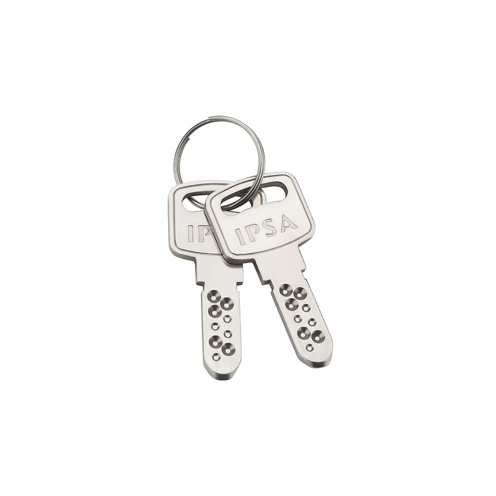 IPSA Armour Drawer Lock 25 mm with Dimple Key Finish Rose Gold