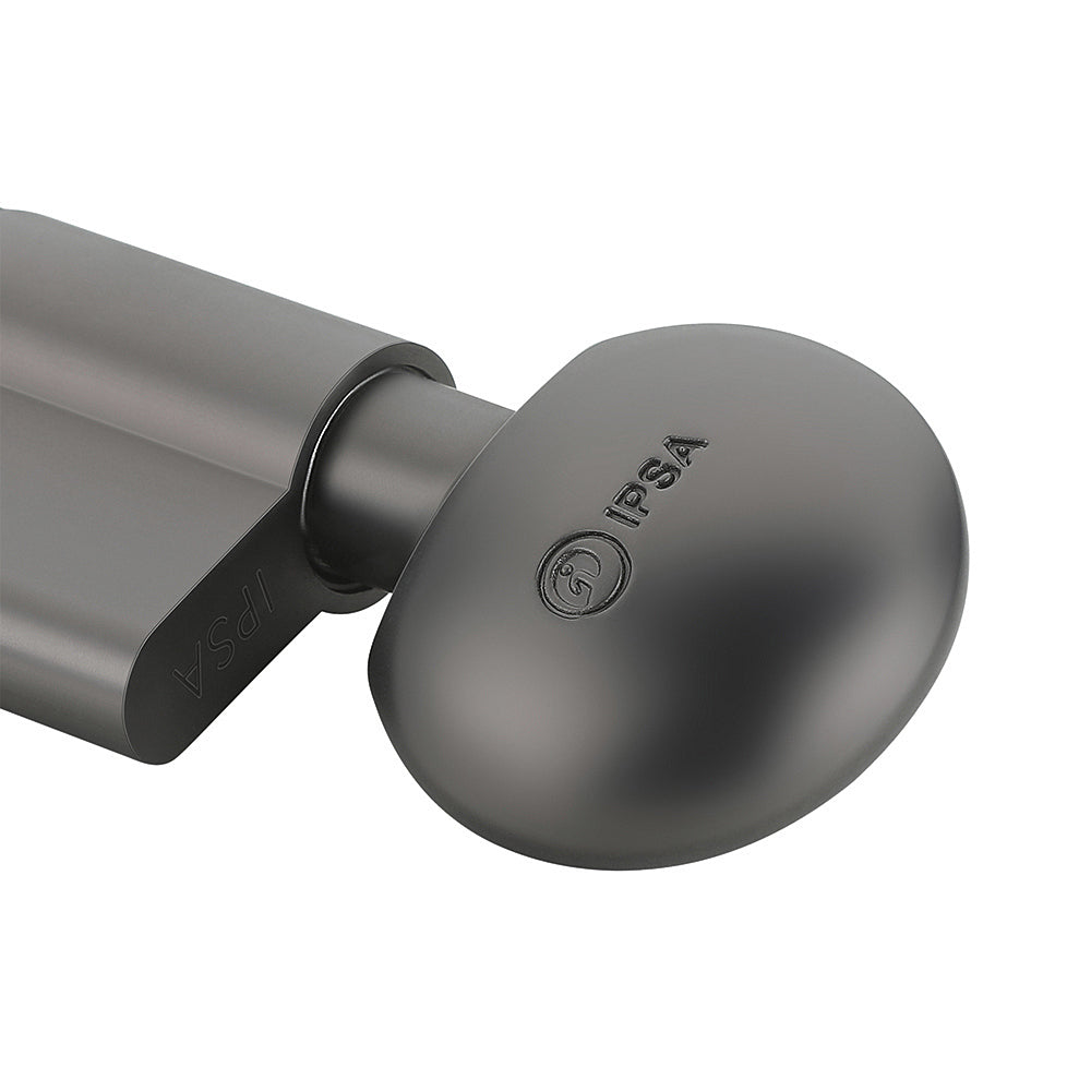 IPSA Euro Cylinder Lock Computer Key One Side Key and Knob Osk 80mm Lock for Home, Office and Apartment Doors | Door Thickness 50-58 mm MTS Anthracite Finish