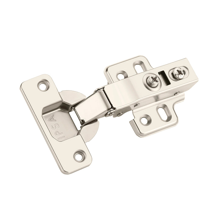 IPSA F Series Soft Close Cabinet Hinge 8 Crank Post Installation Adjustment Door Thickness Support 19-21 mm Pack of 1 Pair