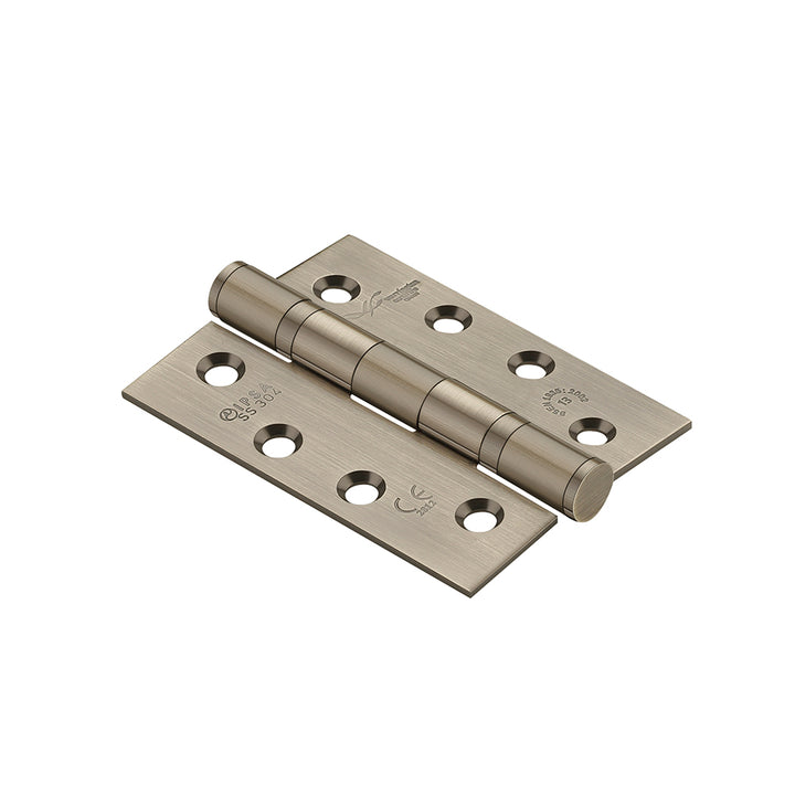 IPSA 4X3X3 Ball Bearing Hinges Capped ATQ Pack of 10 Piece