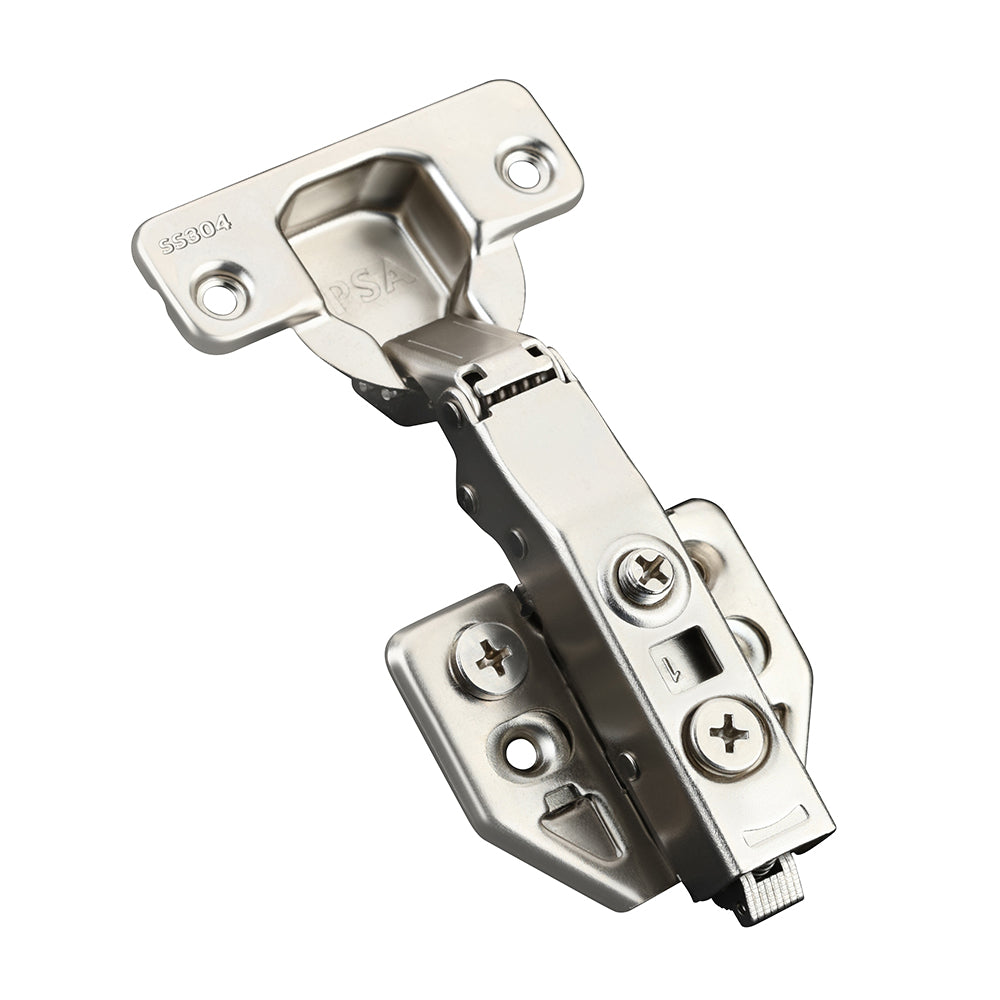 IPSA SS304 Cup Cabinet Hinge 0 Crank - Finish SS Pack of 1 Pair