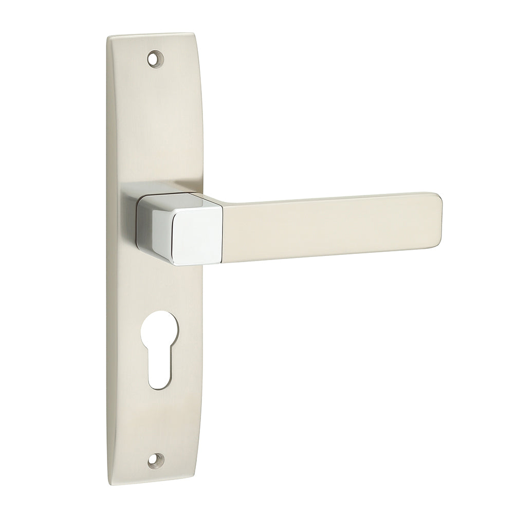 IPSA Ink Iris Handle Series on 10" CY Lockset with 60mm Both Side Key and Knob - Finish CPS