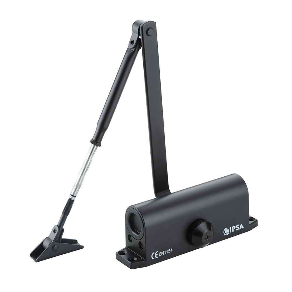 IPSA DC 65 (Black) Door Closer for Home and Office Door Width Up to 1000mm Door Weight Up to 65 Kg