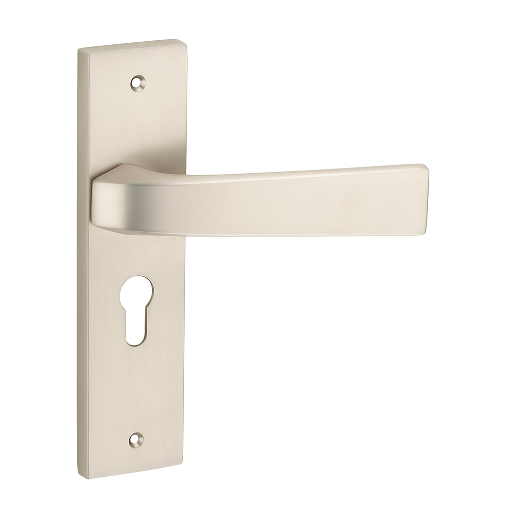 IPSA Russet Moderna Handle Series on 8" Plate CYS Lockset with 60mm Both Side Key - Matte Antique Finish MSS