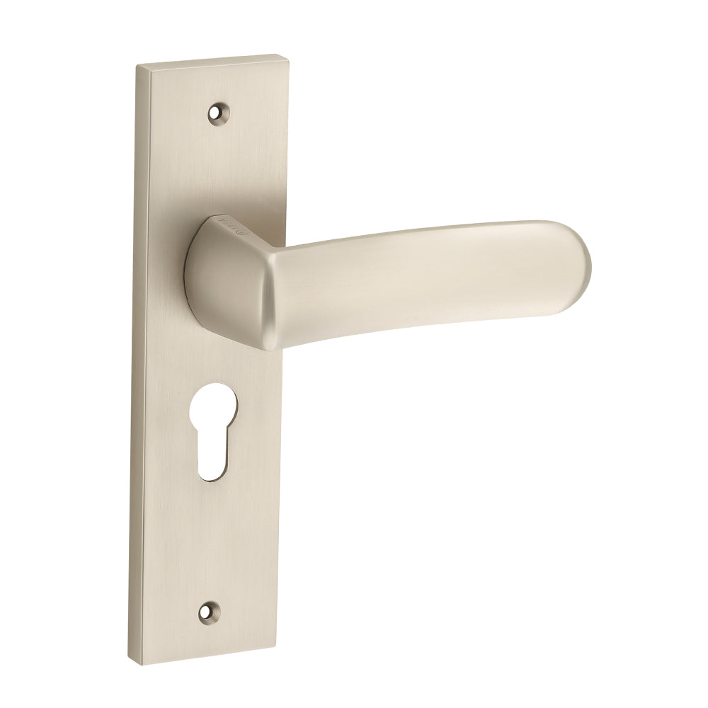 IPSA Tomato Moderna Handle Series on 8" Plate CYS Lockset with 60mm Both Side Key - Matte Antique Finish MSS