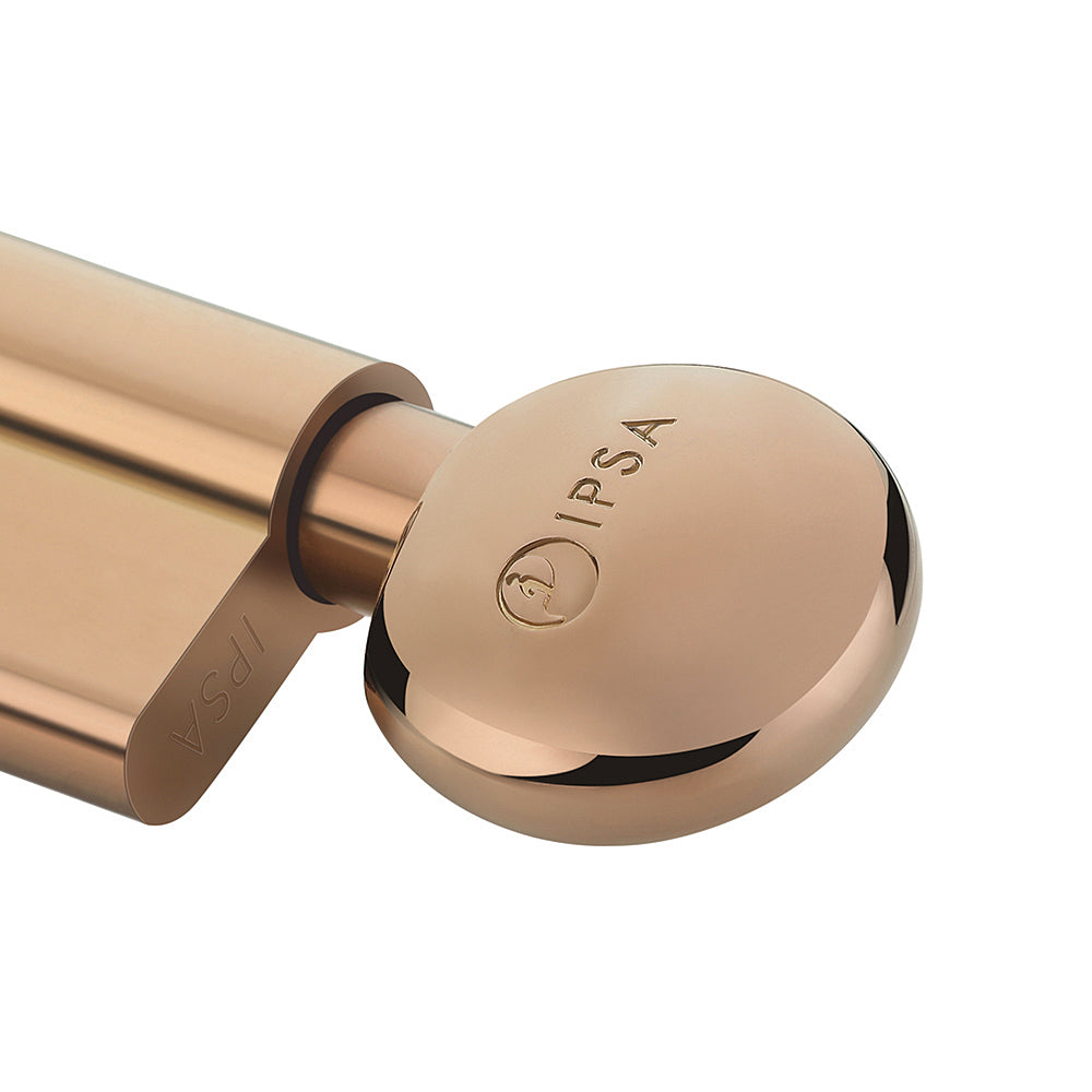 IPSA Euro Cylinder Lock Computer Key One Side Key and Knob Osk 80mm Lock for Home, Office and Apartment Doors | Door Thickness 50-58 mm Rose Gold Finish