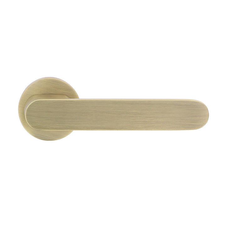 IPSA Lemon Iris Handle Series On Rose with 60mm One Side Key & Knob Cylinder Finish - MAB