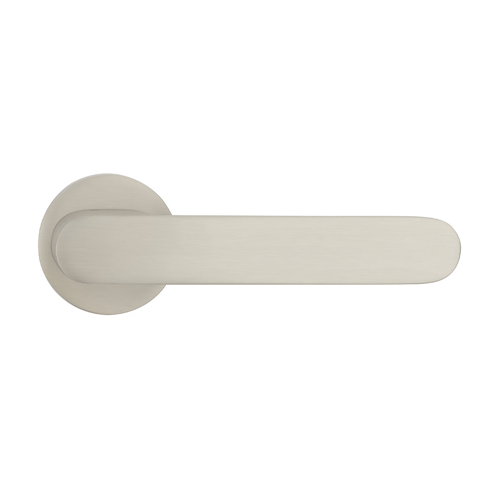 IPSA Lemon Iris Handle Series On Rose with 60mm One Side Key & Knob Cylinder Finish - MSS