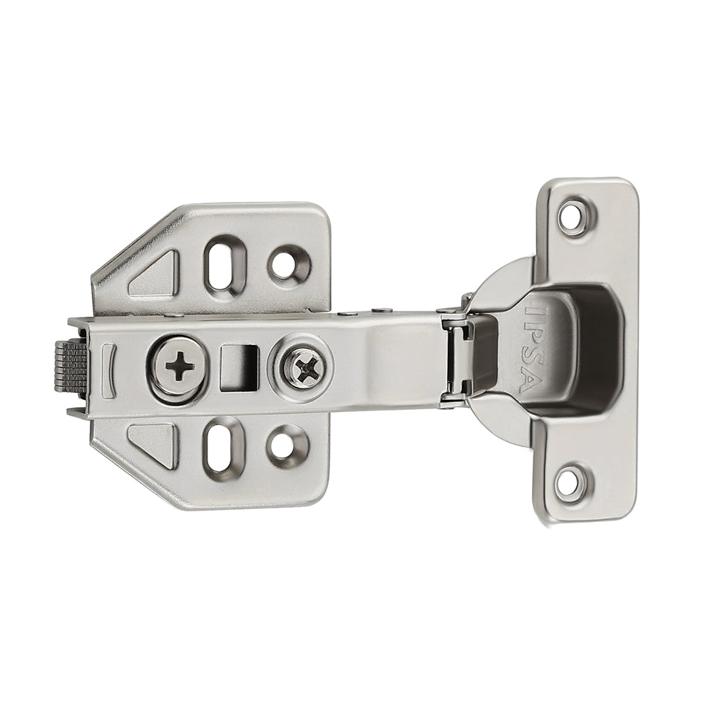 IPSA V Series Soft Close Hydraulic 4 Hole Cabinet Hinge 0 Crank With Thickness 14-21 mm Pack of 1 Pair