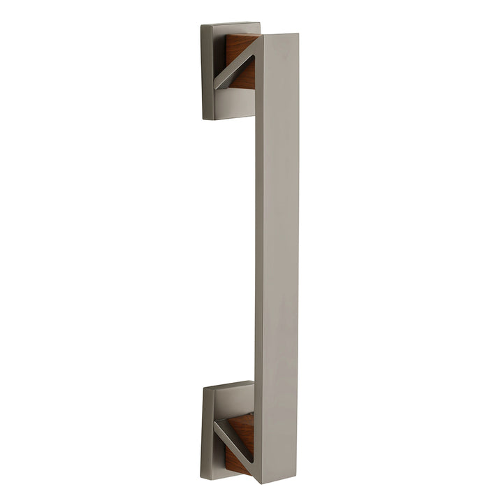 IPSA BEK 10 inch Glass Door Pull Handle Made by Zinc Alloy Finish MAB/WOOD One Pair