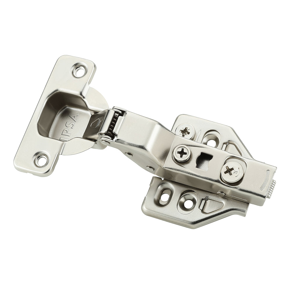 IPSA R Series Thick Door Soft Close Cabinet Hinge 15 Crank - Finish SS Pack of 1 Pair