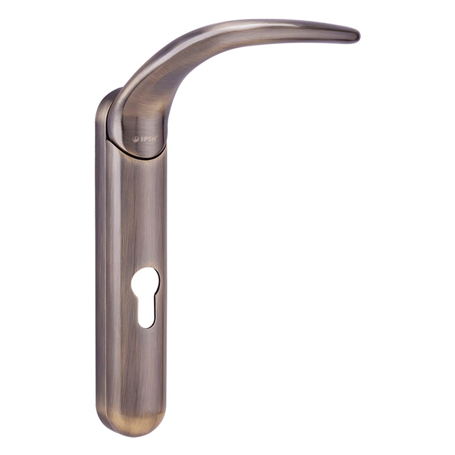 IPSA Olly Premium Handle Series on 10" CY Pair - Matte Satin Nickel Finish ATQ