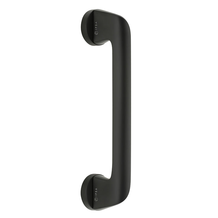 IPSA Ceil 10 inch Glass Door Pull Handle Made by Zinc Alloy Finish Black One Pair