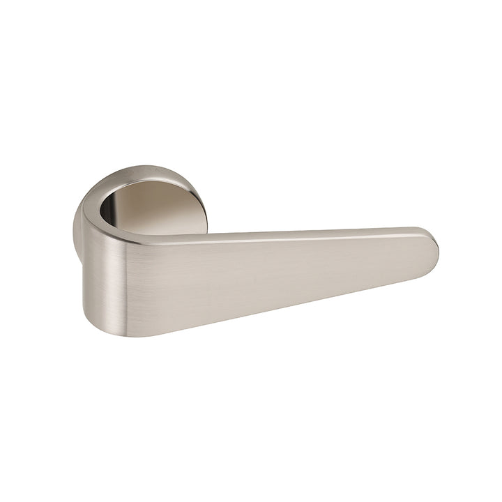 IPSA Emo Lord Series On Rose Door Handle without Lock Body & Cylinder Only Pair Finish: MSS