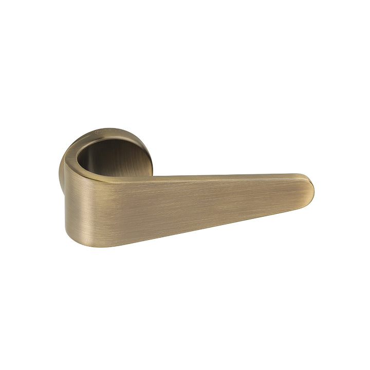 IPSA Emo Lord Series On Rose Door Handle without Lock Body & Cylinder Only Pair Finish: MAB