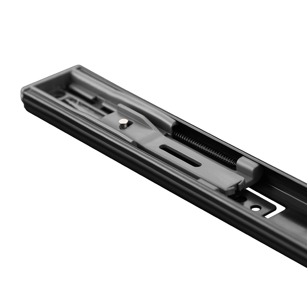 IPSA Silenzio 45mm Soft Close Ball Bearing Drawer Slider 12 inch Load Capacity 40Kg Finish Black CED