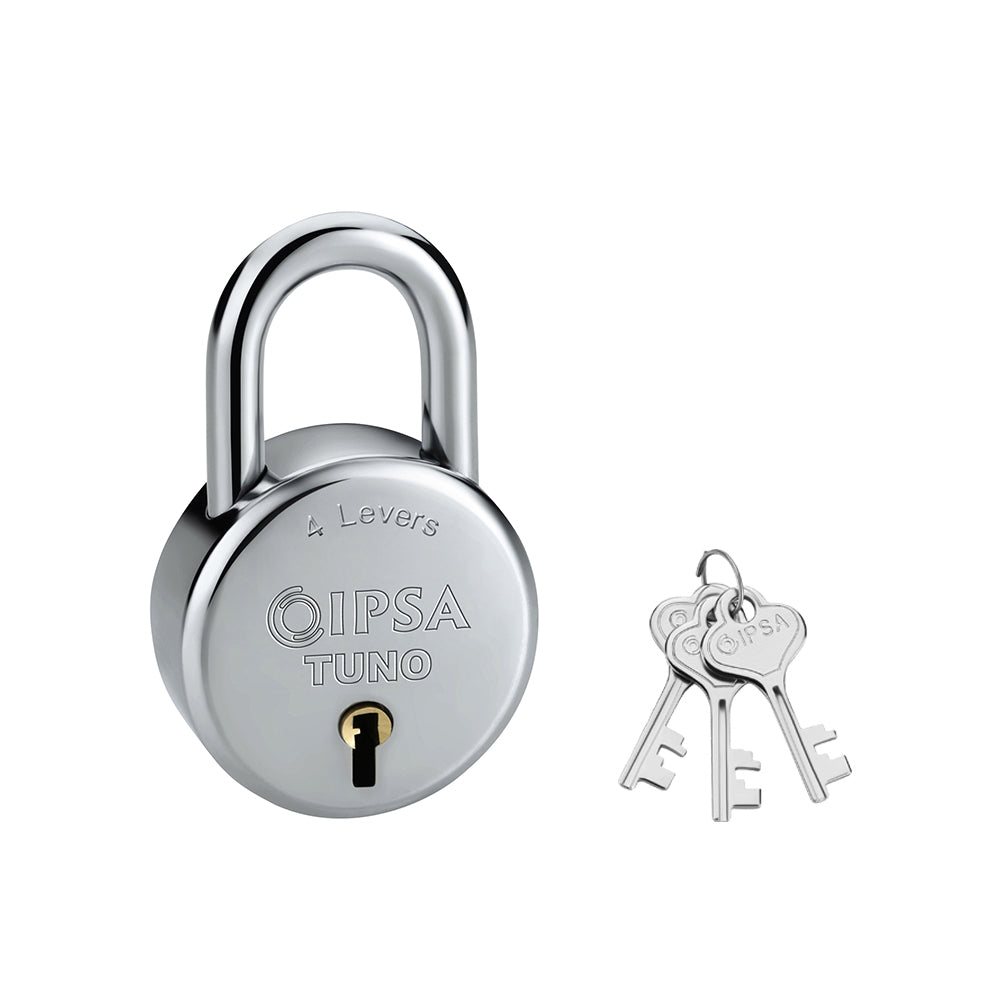 IPSA Tuno Padlock 25mm Chrome Pack of 10