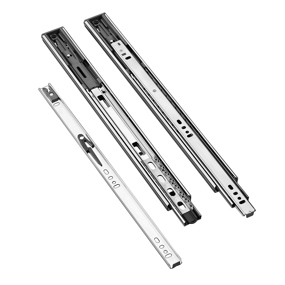 IPSA Bravo Series 30kg Soft Close Ball Bearing Drawer Slider 16 inch Zinc Finish Pack of 1 Pair
