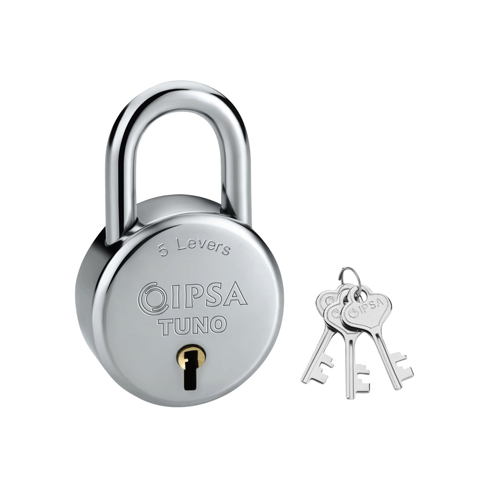 IPSA Tuno Padlock 33mm Chrome Pack of 10