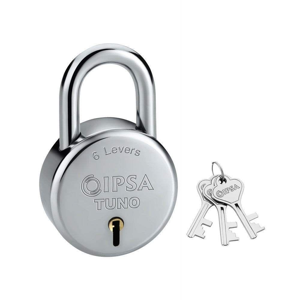 IPSA Tuno Padlock 50mm Chrome Pack of 5
