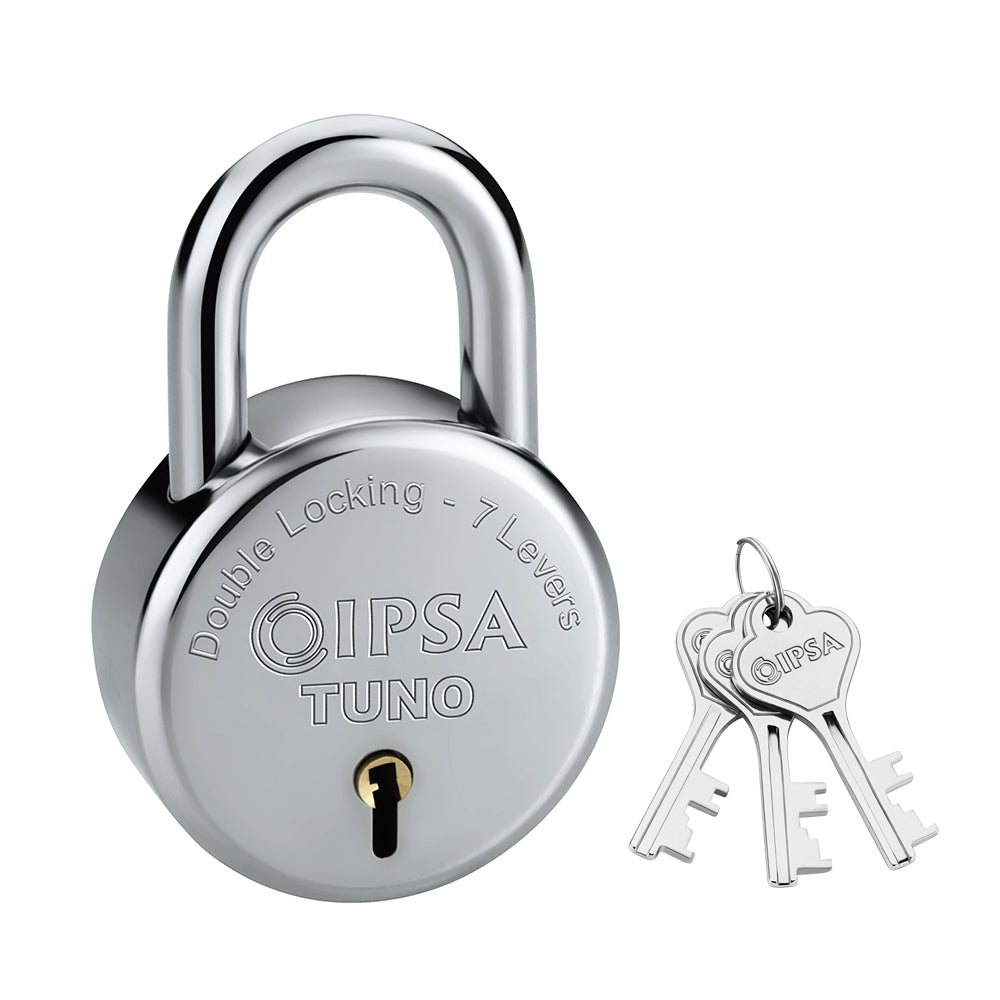 IPSA Tuno Padlock 60mm Chrome Pack of 5