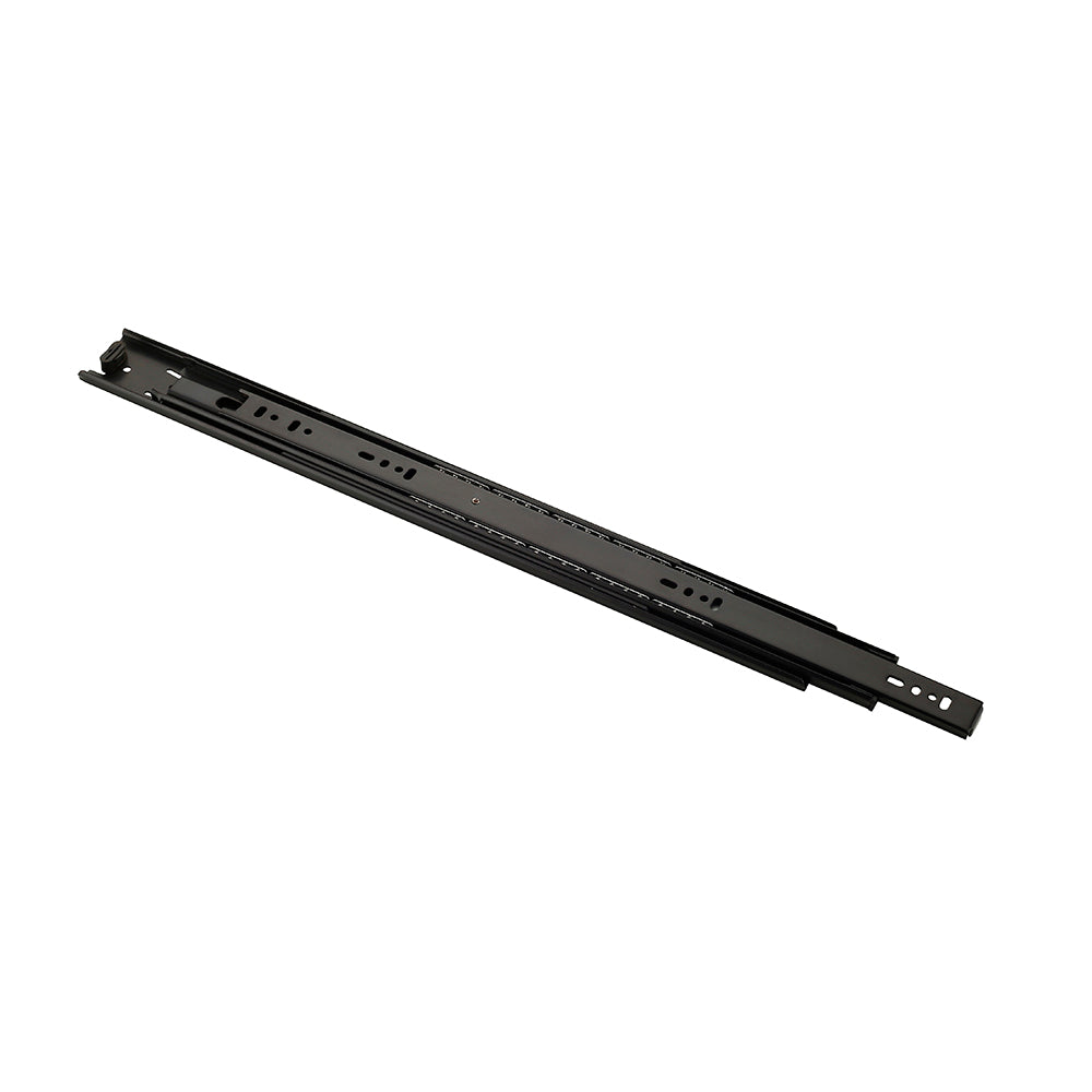 IPSA Fortis Anti Rust Ball Bearing Drawer Slider 18 Inch Black CED Finish Load Capacity - 40 Kg Pack of 1 Pair