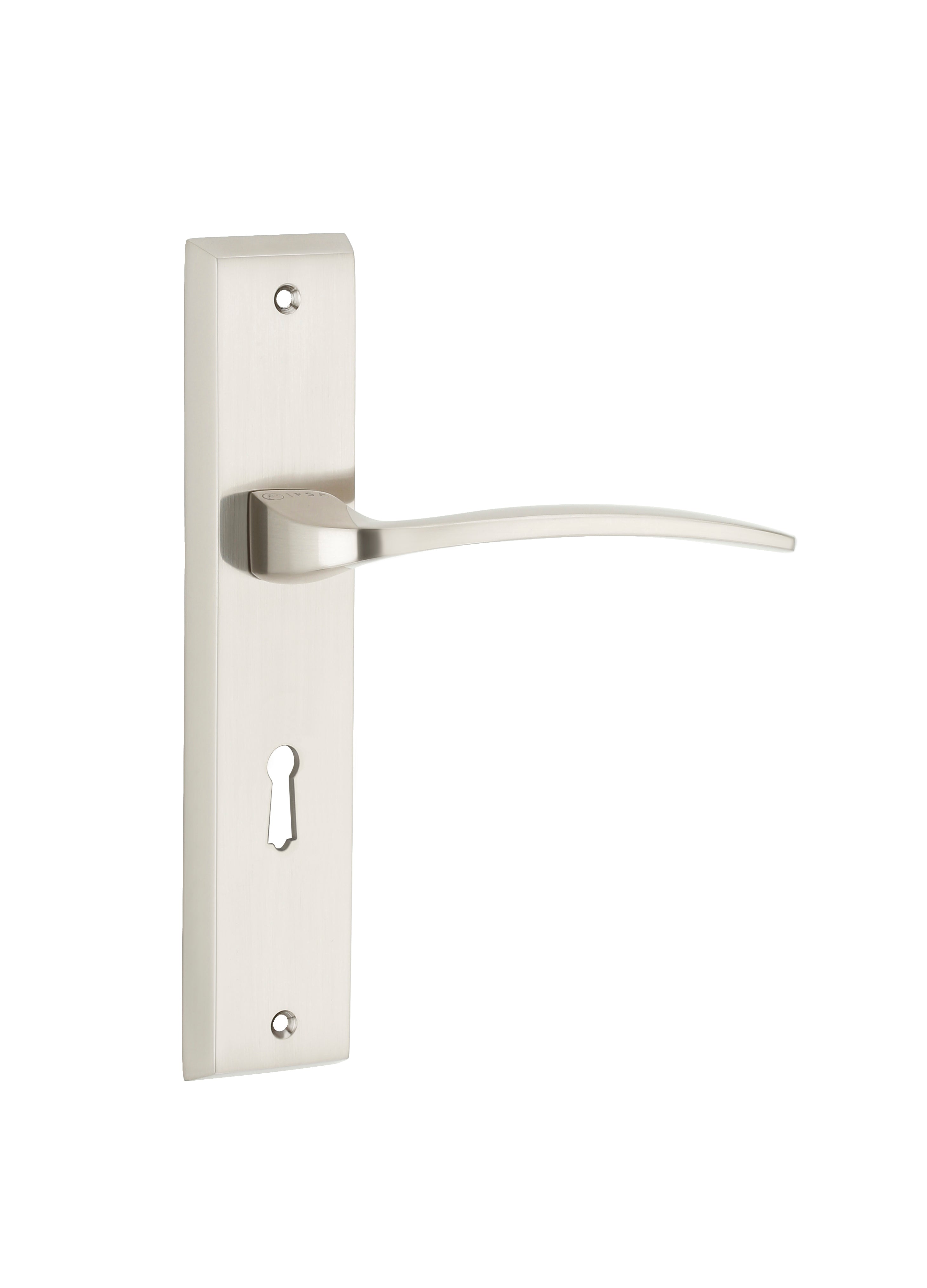IPSA Azure Iris Handle Series on 8" Plate KY Lockset - Finish FSS