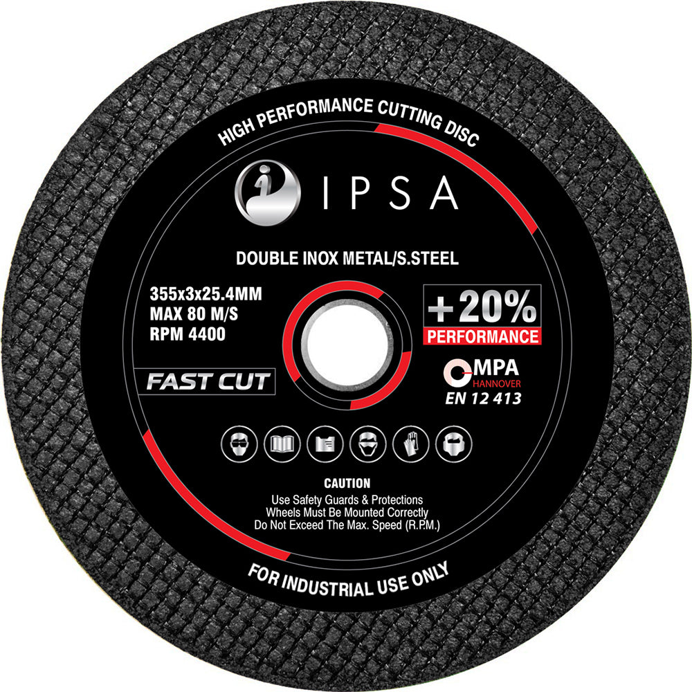 IPSA Cutting Wheel Disc 355mm - Pack of 5 Pieces