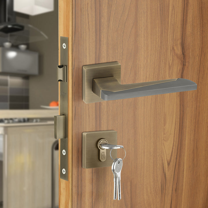 IPSA IRIS Series LILAC Handle Discover Unmatches Style and Quality for Your Home with Escutcheons, Key & Knob, MAB Finish Per Pair