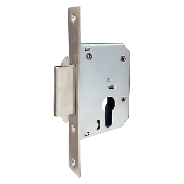 IPSA ML 27 Double Hook Mortise Sliding Premium Lock Backset 40mm Pack of 1 - SS Finish