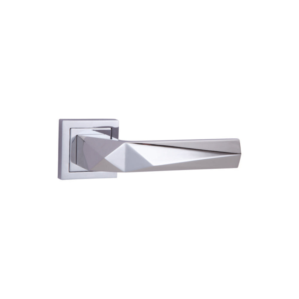 IPSA Ora Premium Range Mortise Handles One Pair with Escutcheons - CPS Finish