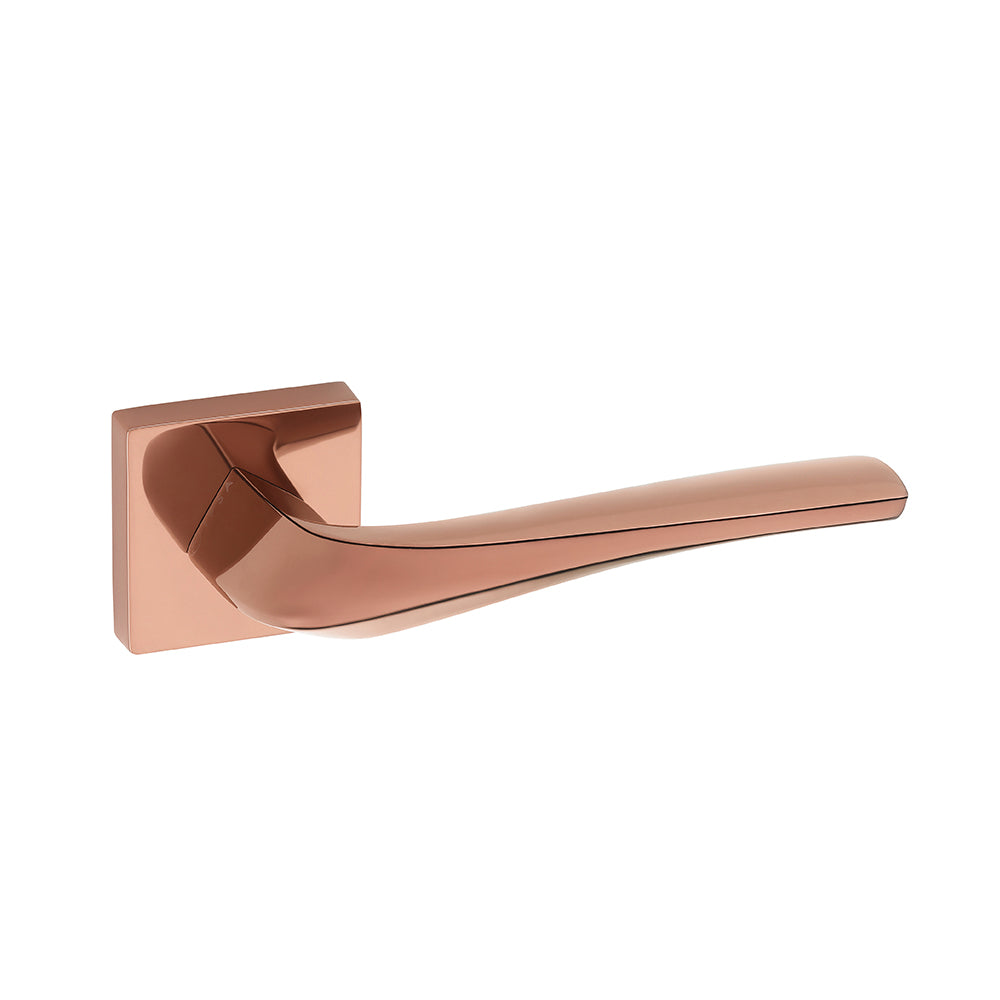 IPSA Sangria Moderna Series Handle On Rose One Pair without Lock Body and Cylinder Finish: MRG