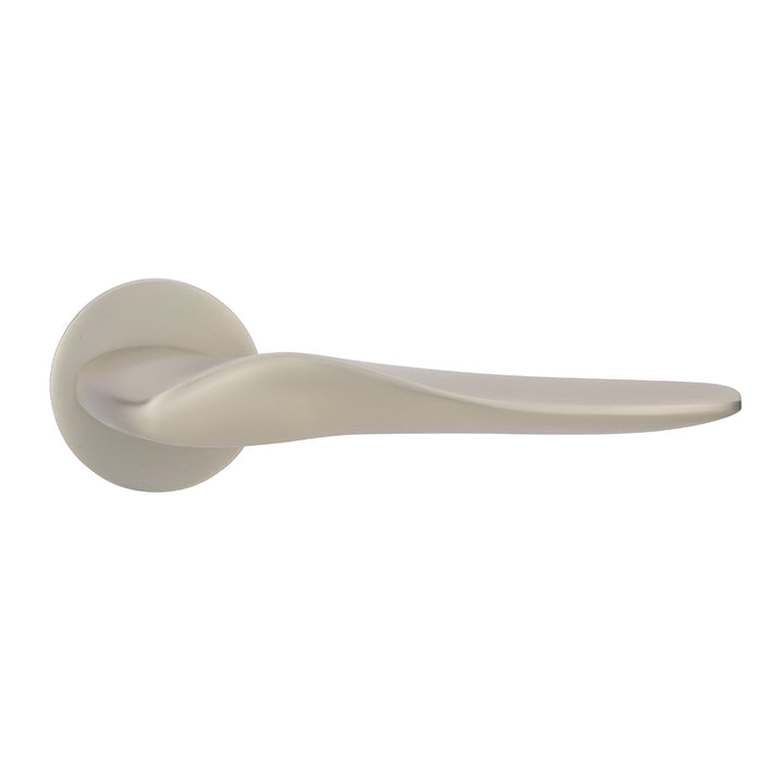 IPSA Sand Iris Handle Series On Rose with 60mm One Side Key & Knob Cylinder Finish - MSS