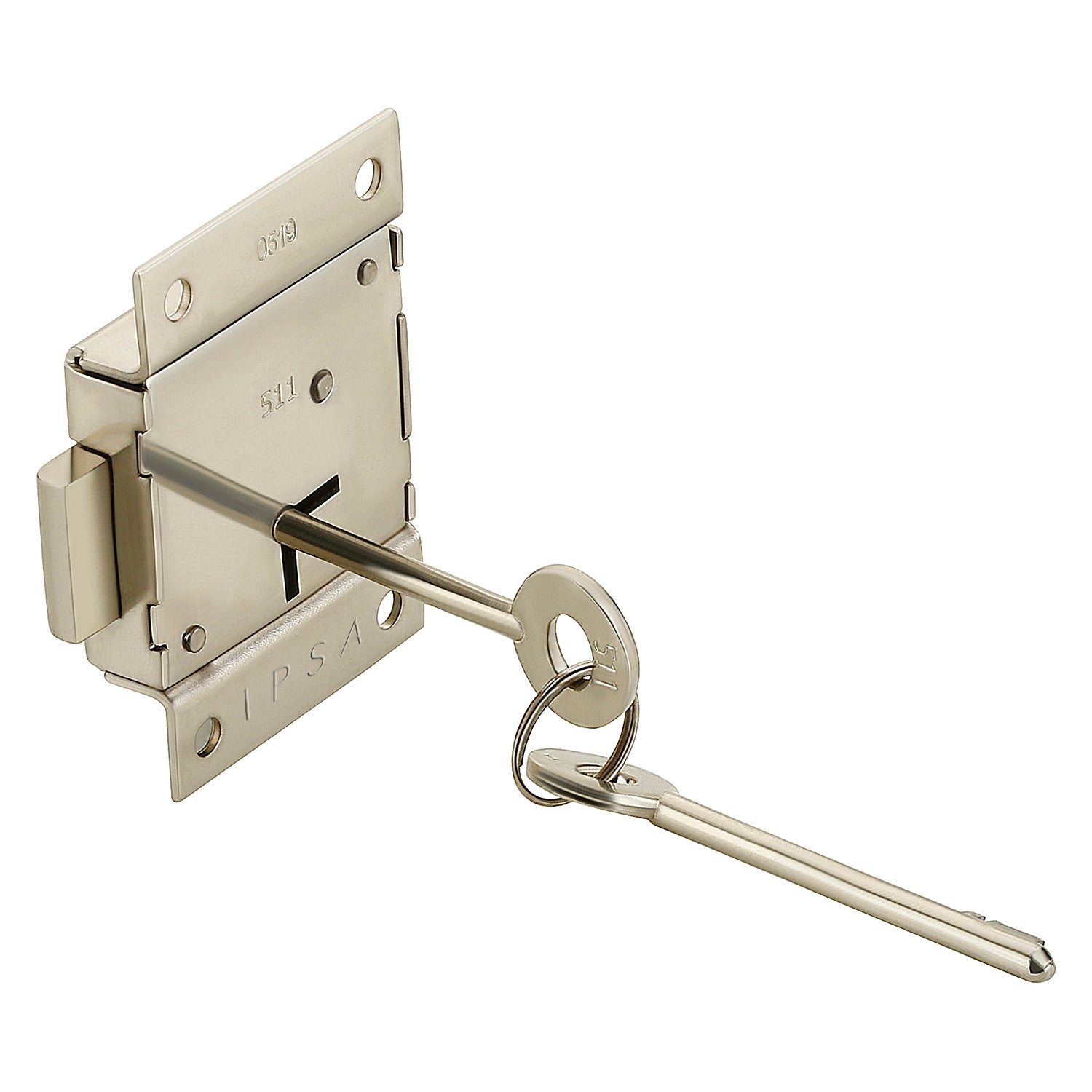 IPSA Furniture Cup-Board Universal Drawer Cabinet Lock with 3 Way mounting Pack of 2