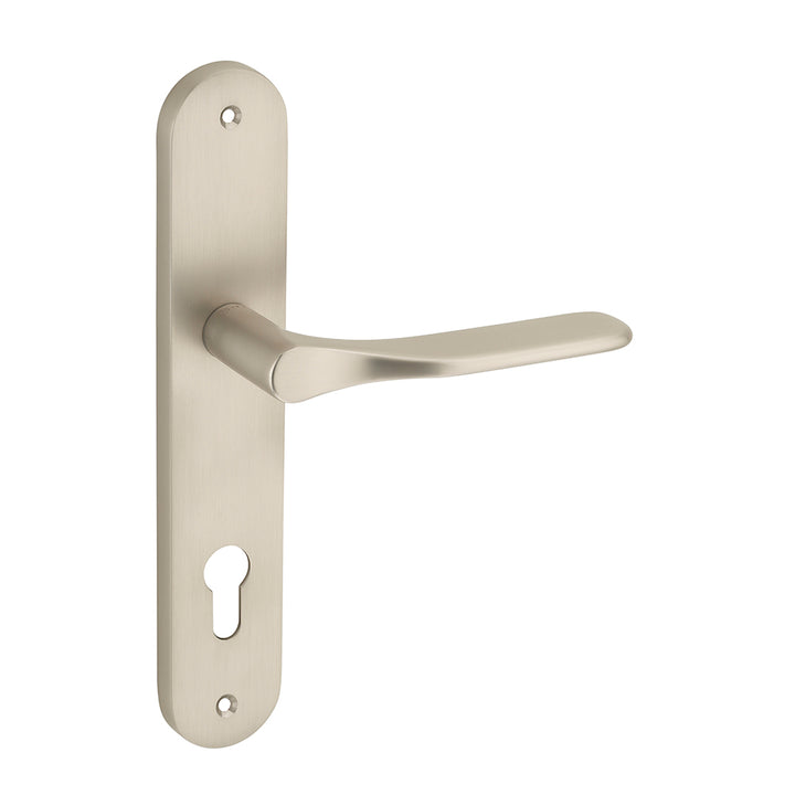 IPSA Wave Moderna Handle Series on 10" Plate CY (Without Lock Body Cylinder) - Matte Finish MSS