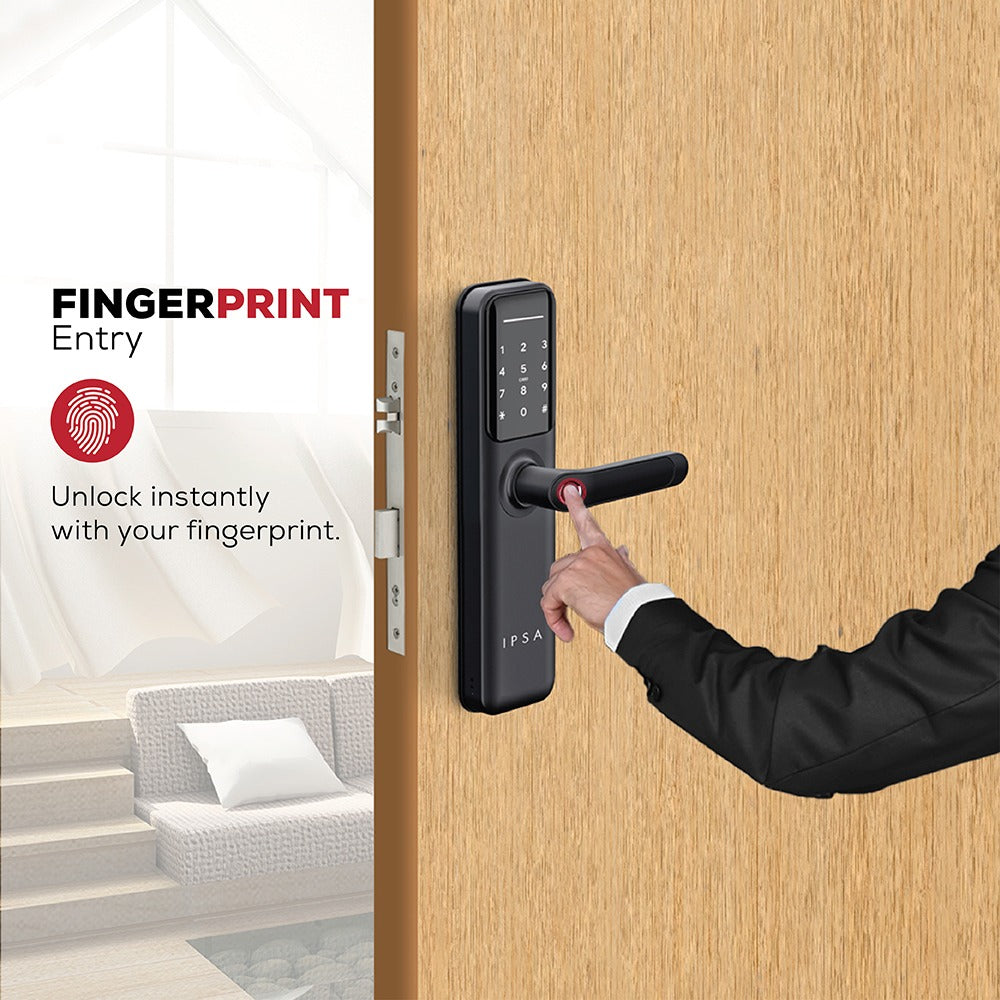 IPSA Series 35 Smart Door Lock Black