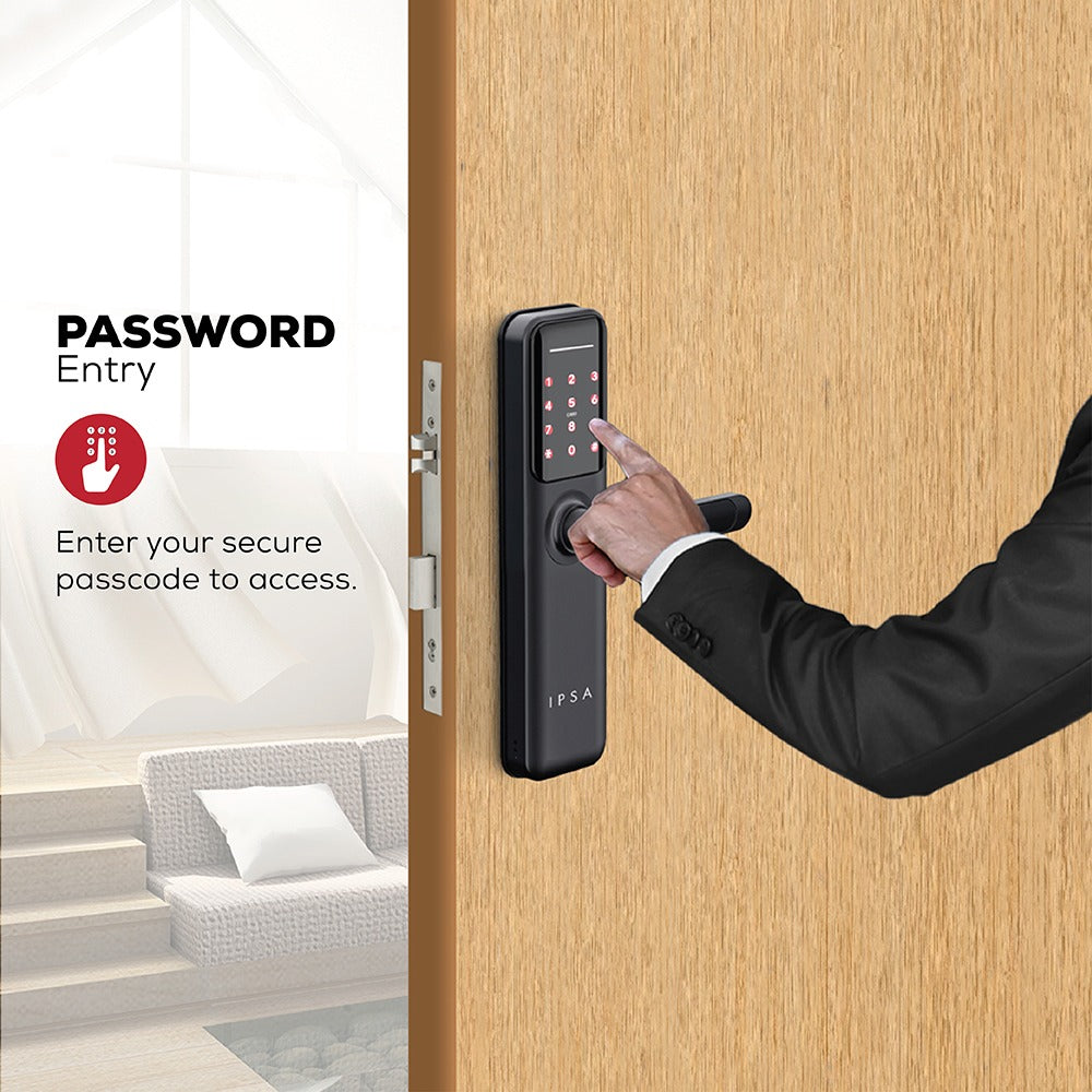 IPSA Series 35 Smart Door Lock Black
