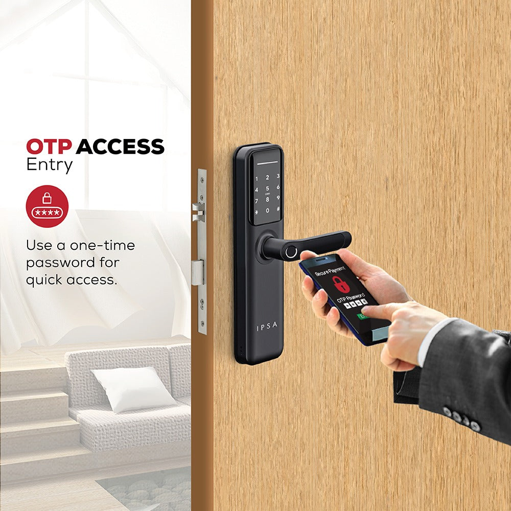 IPSA Series 35 Smart Door Lock Black