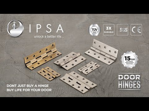IPSA H140 Stainless Steel Welded Door Butt Hinges 12 Gauge Size 5 Inch Pack Of 10 Piece