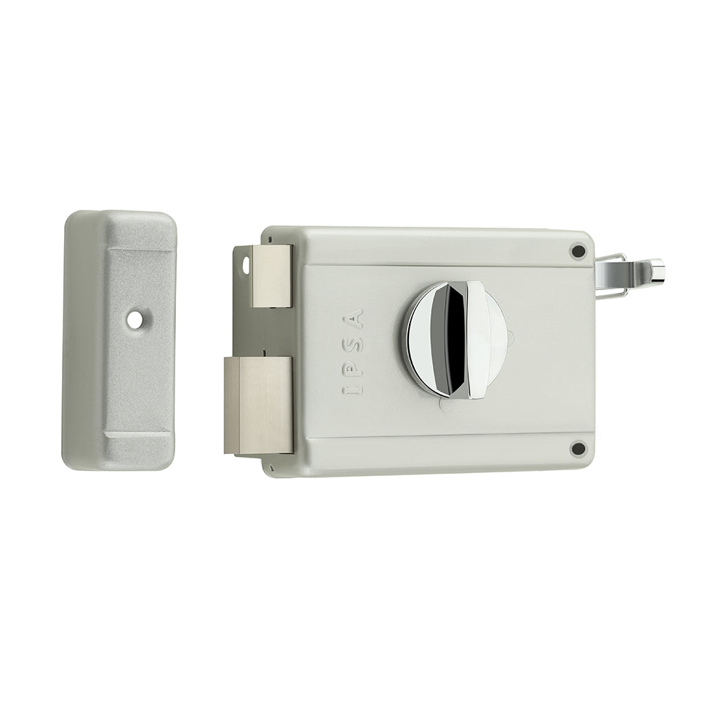 IPSA Steel NL05 High Security Main Door Lock with Computer Key, Standard Size (Metallic)