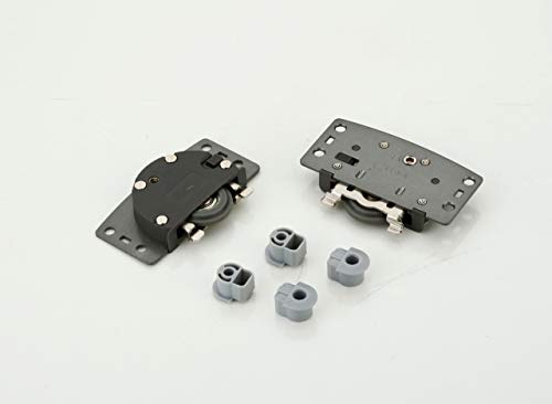 IPSA SL60 Universal Sliding Roller Set for Wooden Door with 50 Kg Weight Capacity