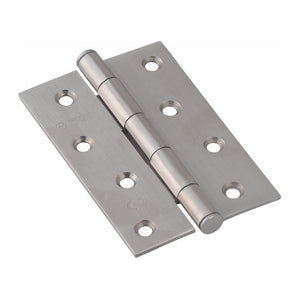4X3X2.5 SS202 Non Bearing Capped Door Hinges Finish FSS