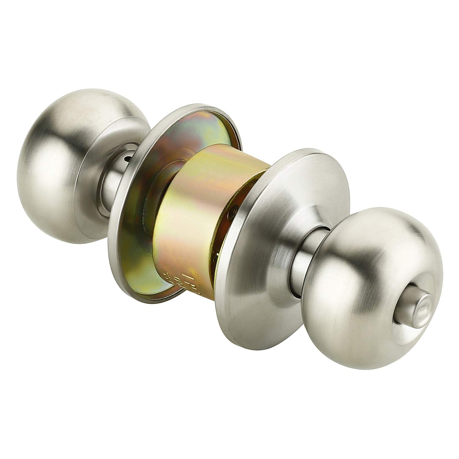 IPSA Cylindrical Lockset Tubular Door Knob for Bathroom without key Made by SS304 Backset 60 mm