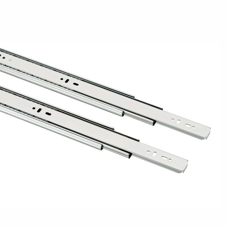 IPSA Ball Bearing Telescopic Channel Drawer Slides 12 Inch SS Finish 45 Kg Load Capacity Pack 2 Pair