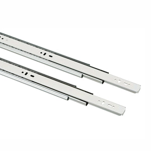 IPSA Ball Bearing Telescopic Channel Drawer Slides 12 Inch SS Finish 45 Kg Load Capacity Pack 1 Pair